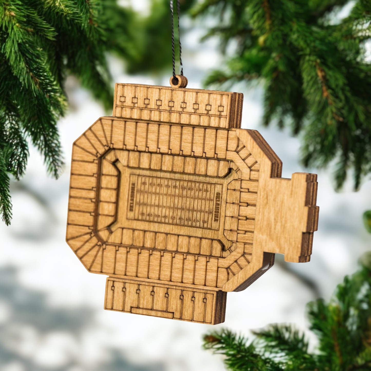 Gaylord Family - Oklahoma Memorial Stadium Ornament