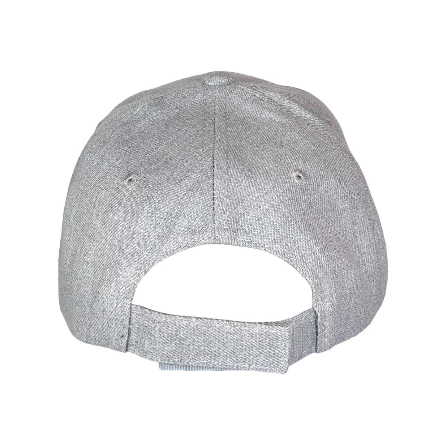 Gray velcro hat