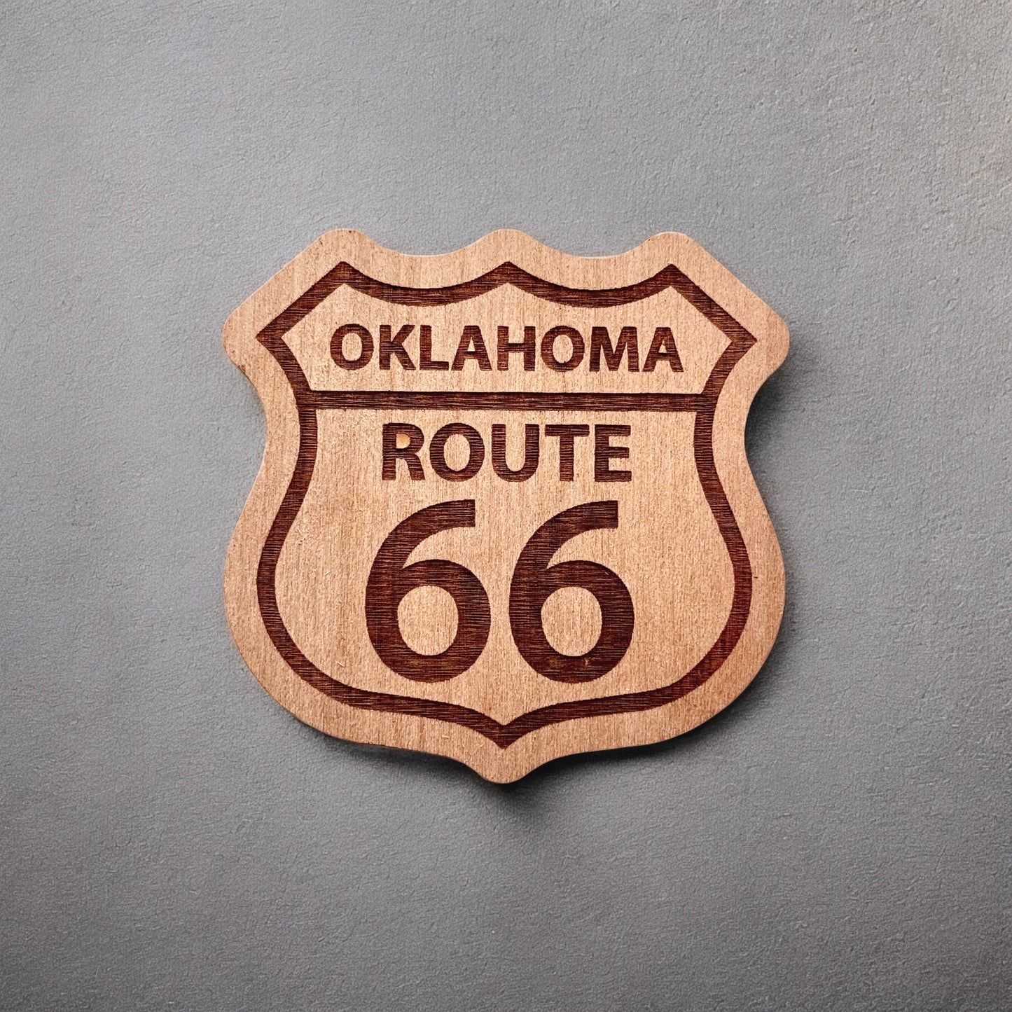 Route 66 Wood Sticker
