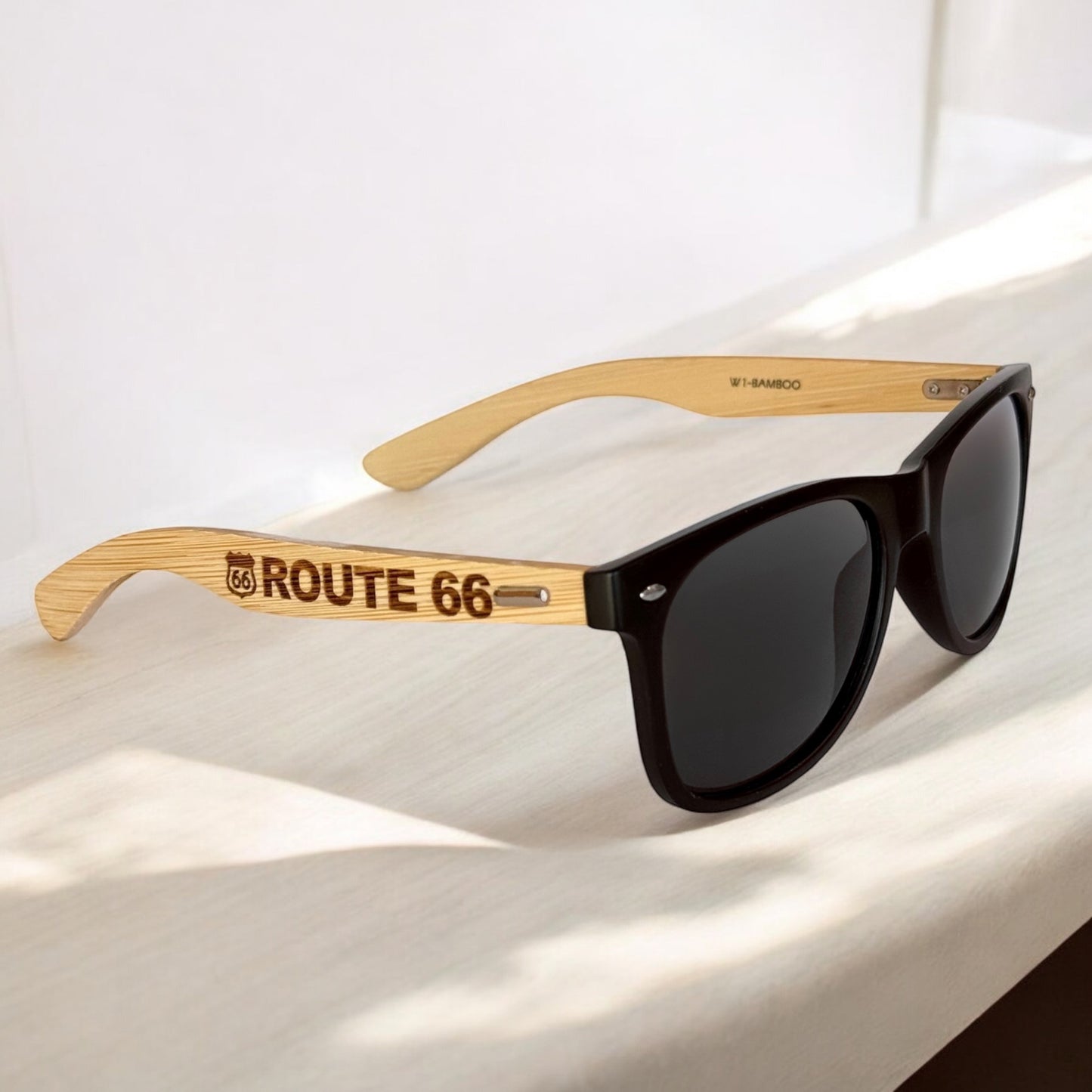 Route 66 Wood Sunglasses