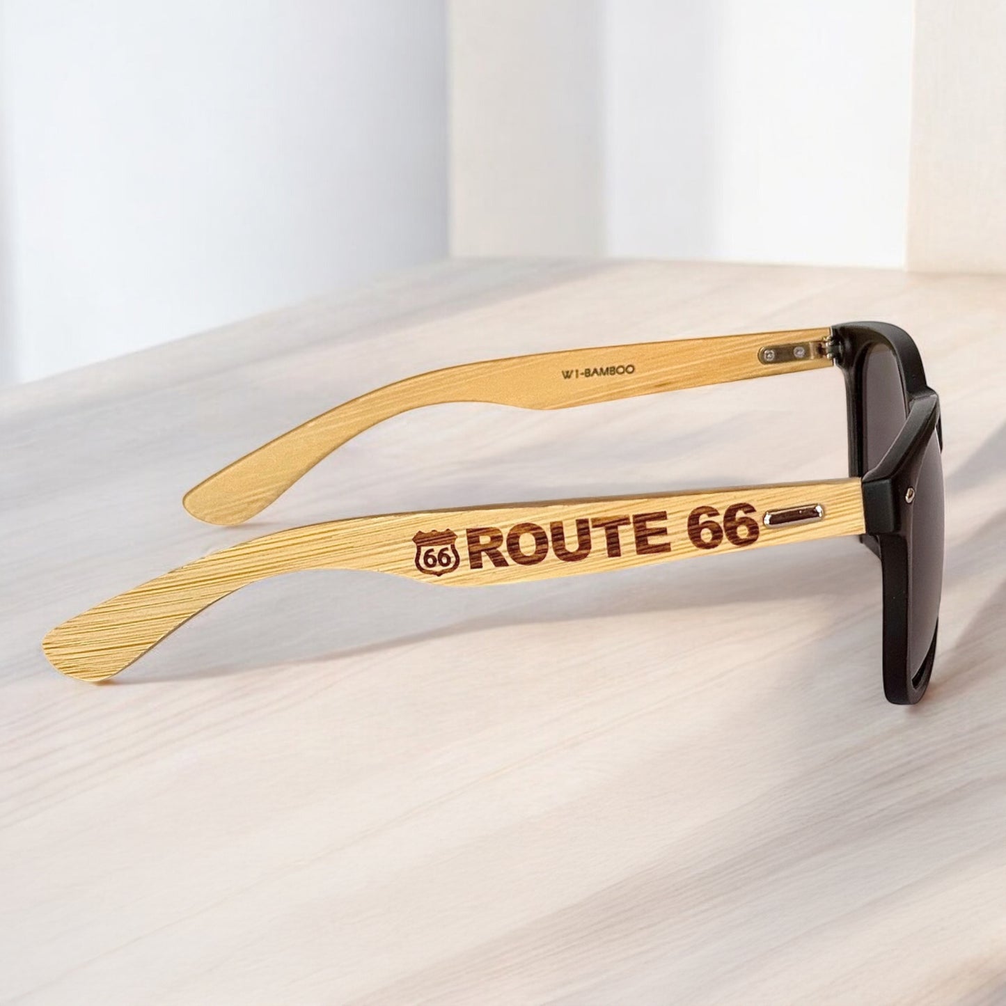 Route 66 Wood Sunglasses