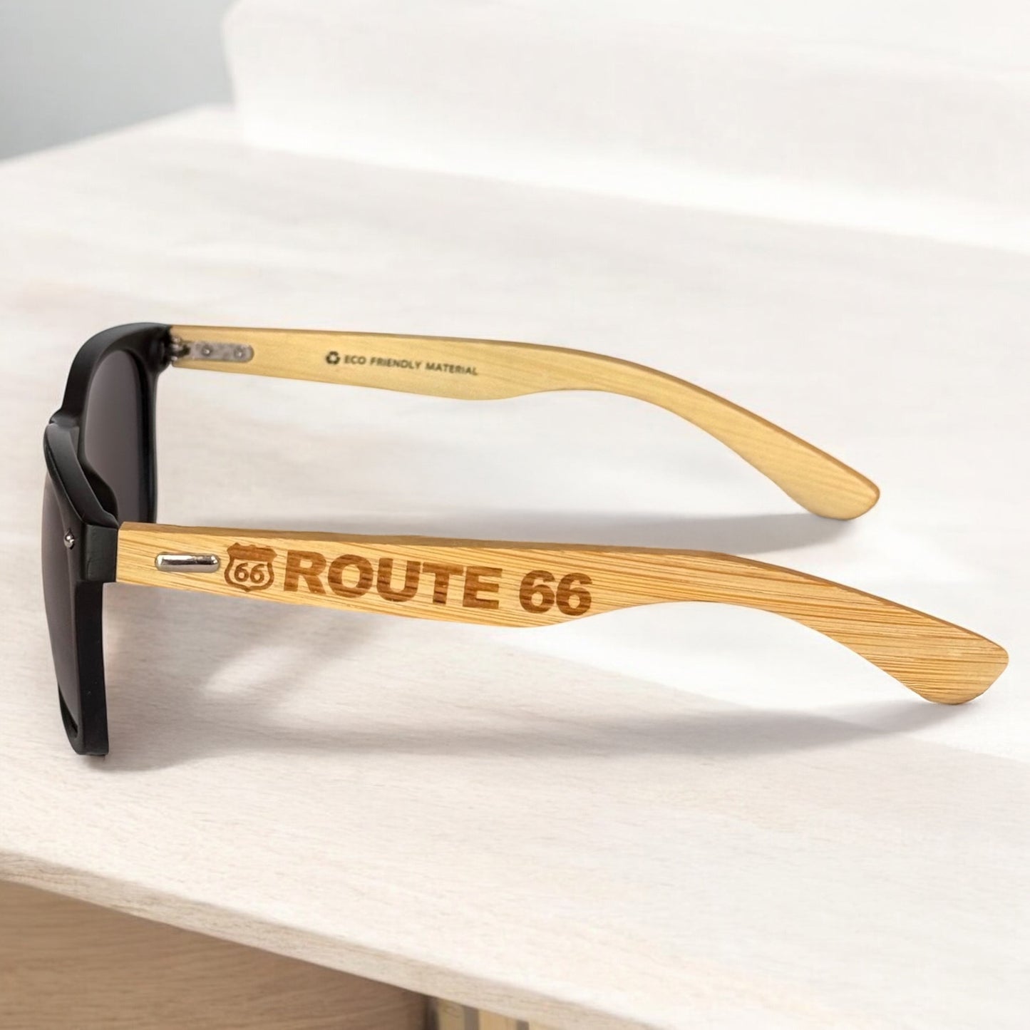 Route 66 Wood Sunglasses
