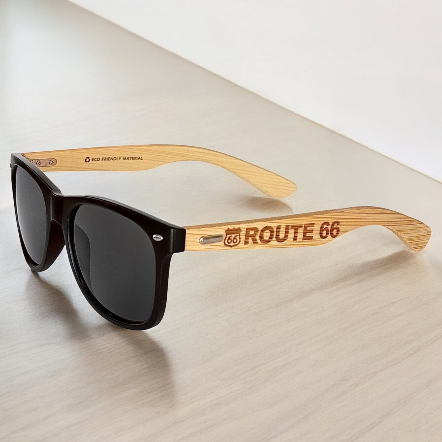 Route 66 Wood Sunglasses