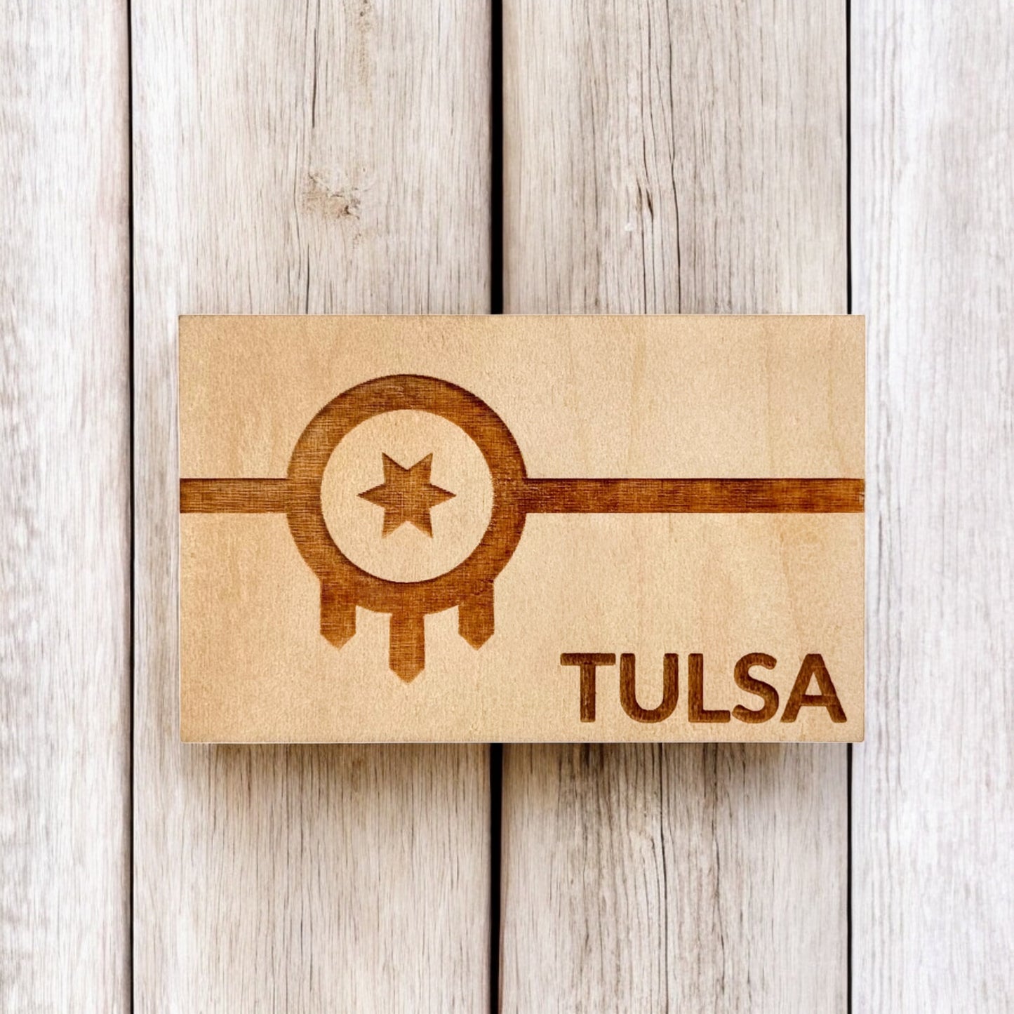 Tulsa Flag Magnet