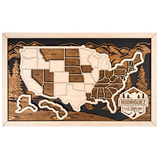 USA State Travel Map