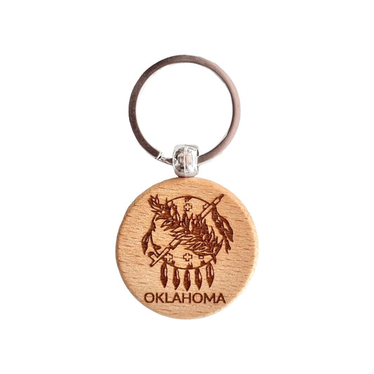 Oklahoma Symbol Keychain