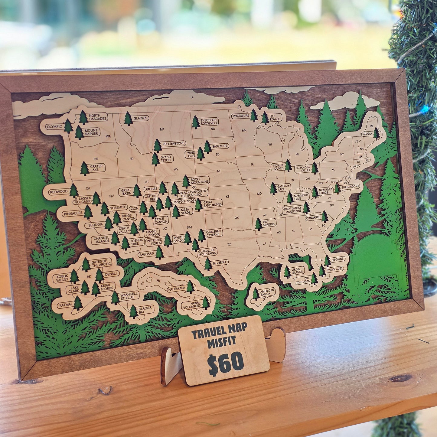 MISFIT National Park Travel Map