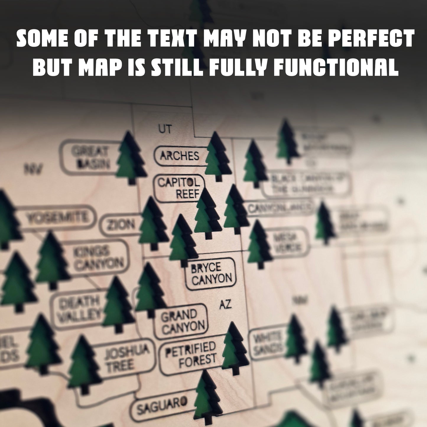MISFIT National Park Travel Map
