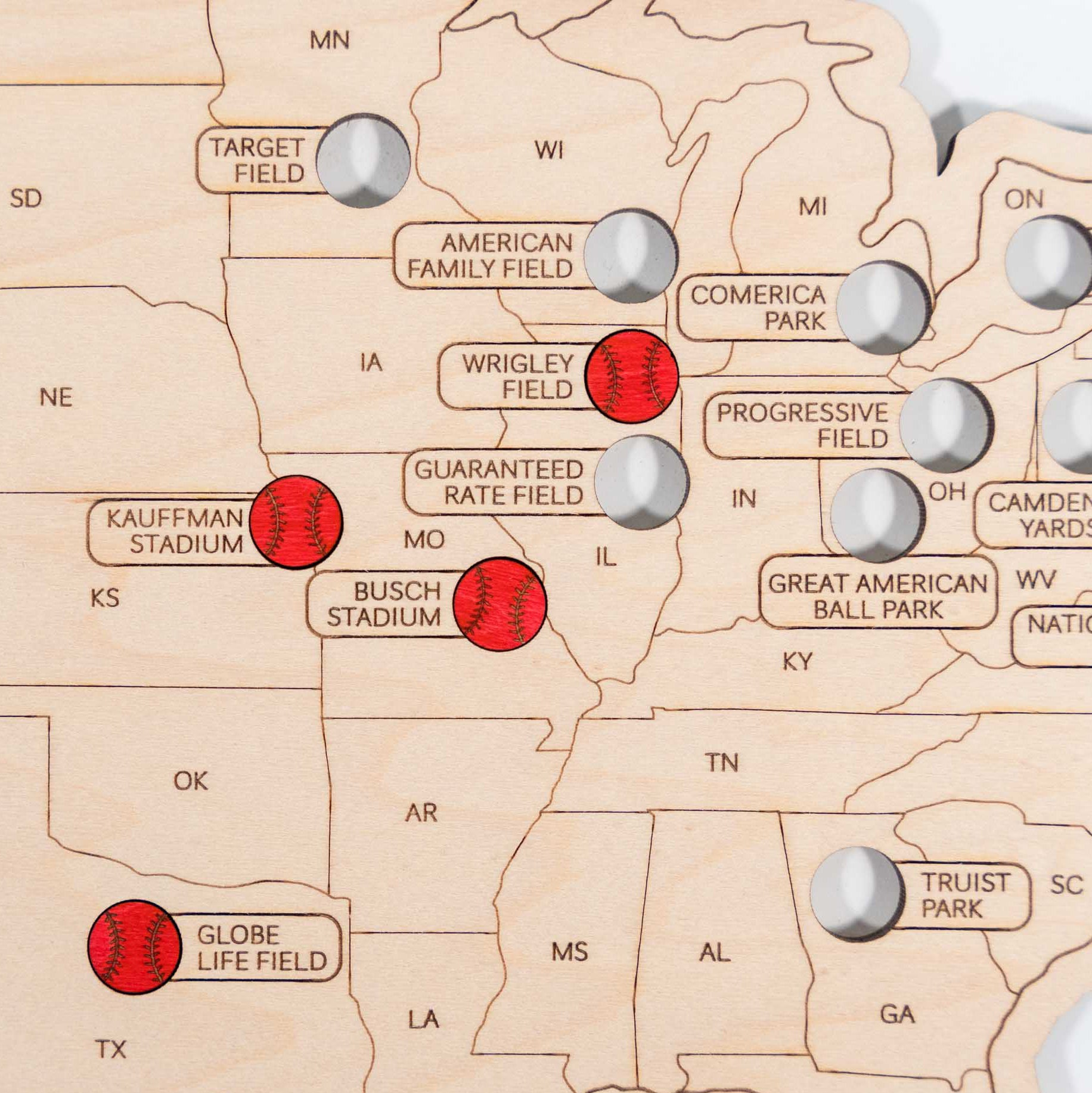 Baseball Stadium Travel Map – The Curious Bison baseball-stadium-travel-map-the-curious-bison