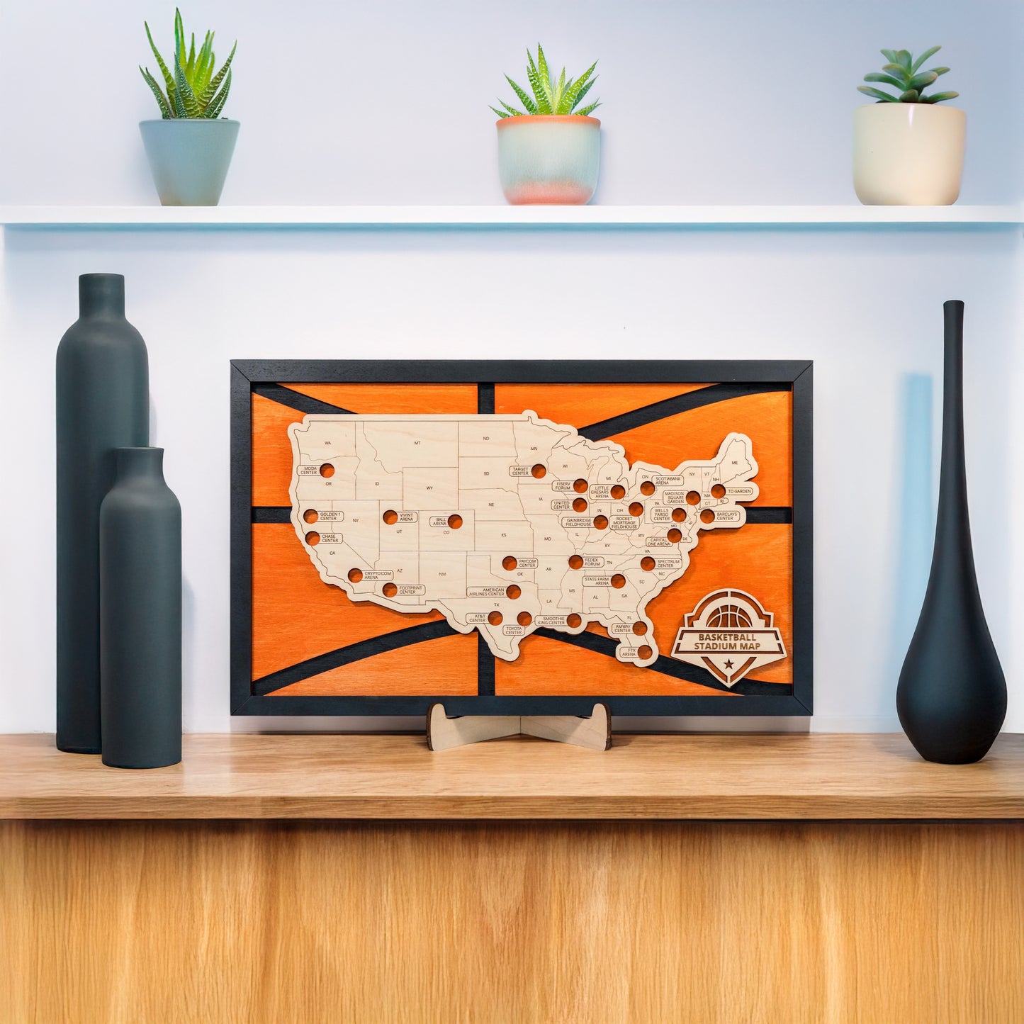 Basketball Arena Travel Map
