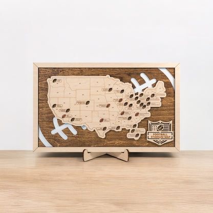 Football Stadium Travel Map