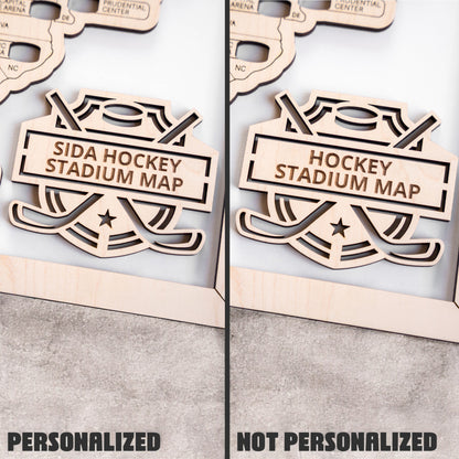 Hockey Arena Travel Map
