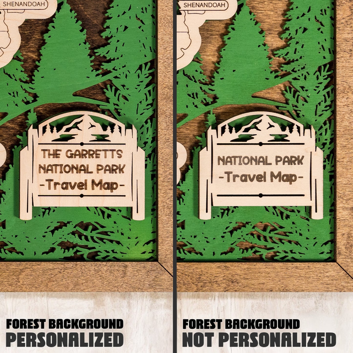 National Parks Travel Map