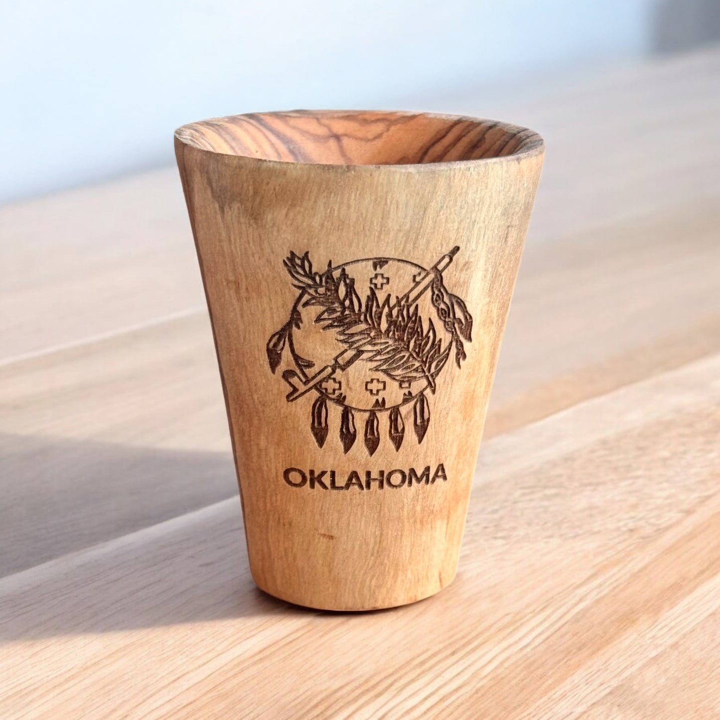 Oklahoma Symbol Shot Glass