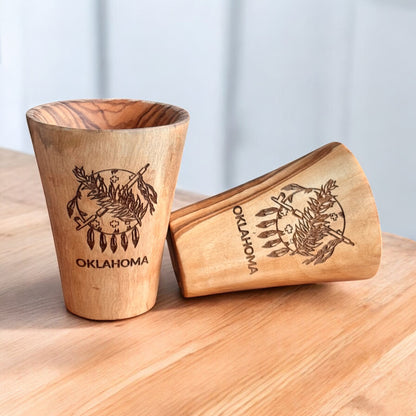 Oklahoma Symbol Shot Glass