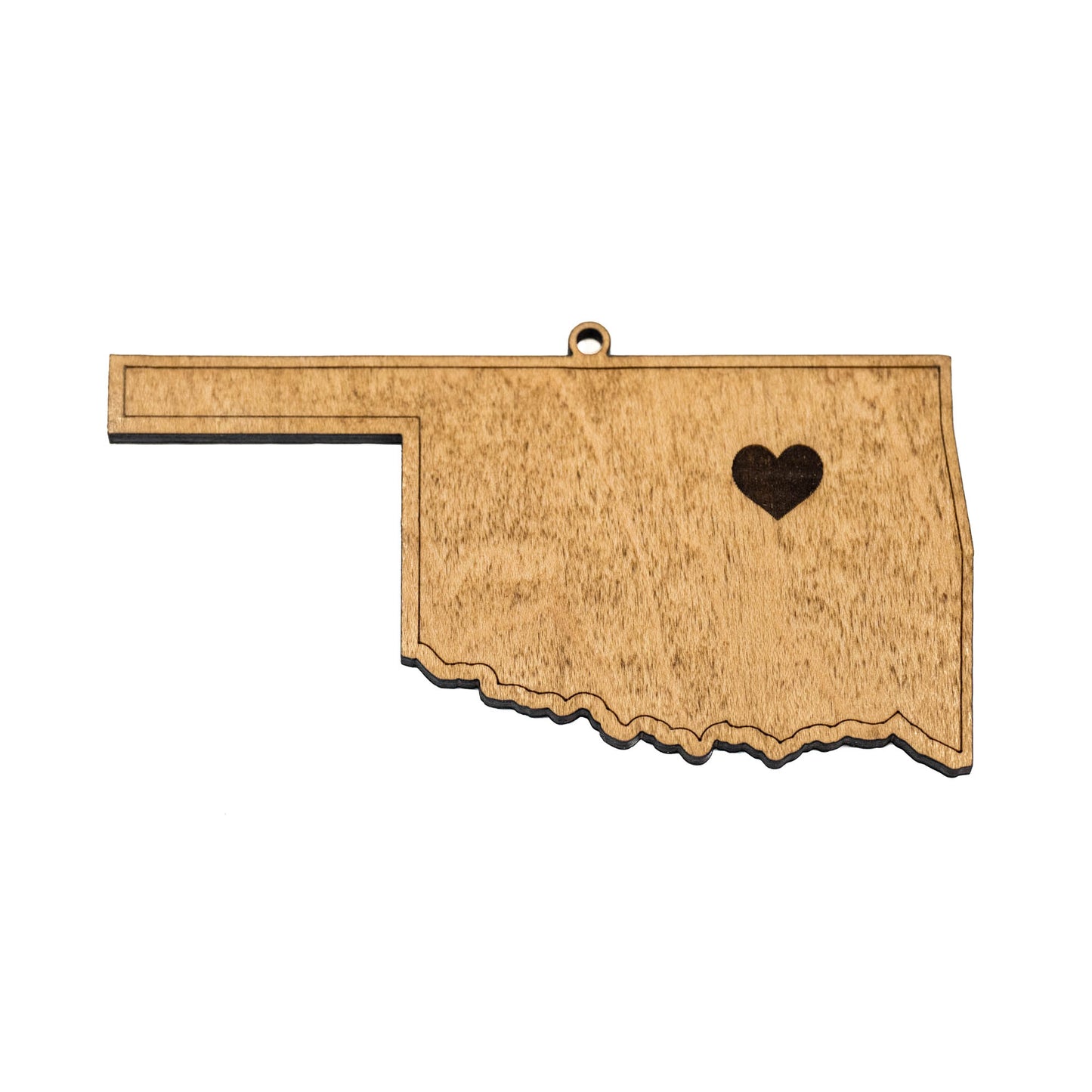 Tulsa Heart Oklahoma Ornament – The Curious Bison