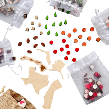 Replacement Pieces for Travel Maps