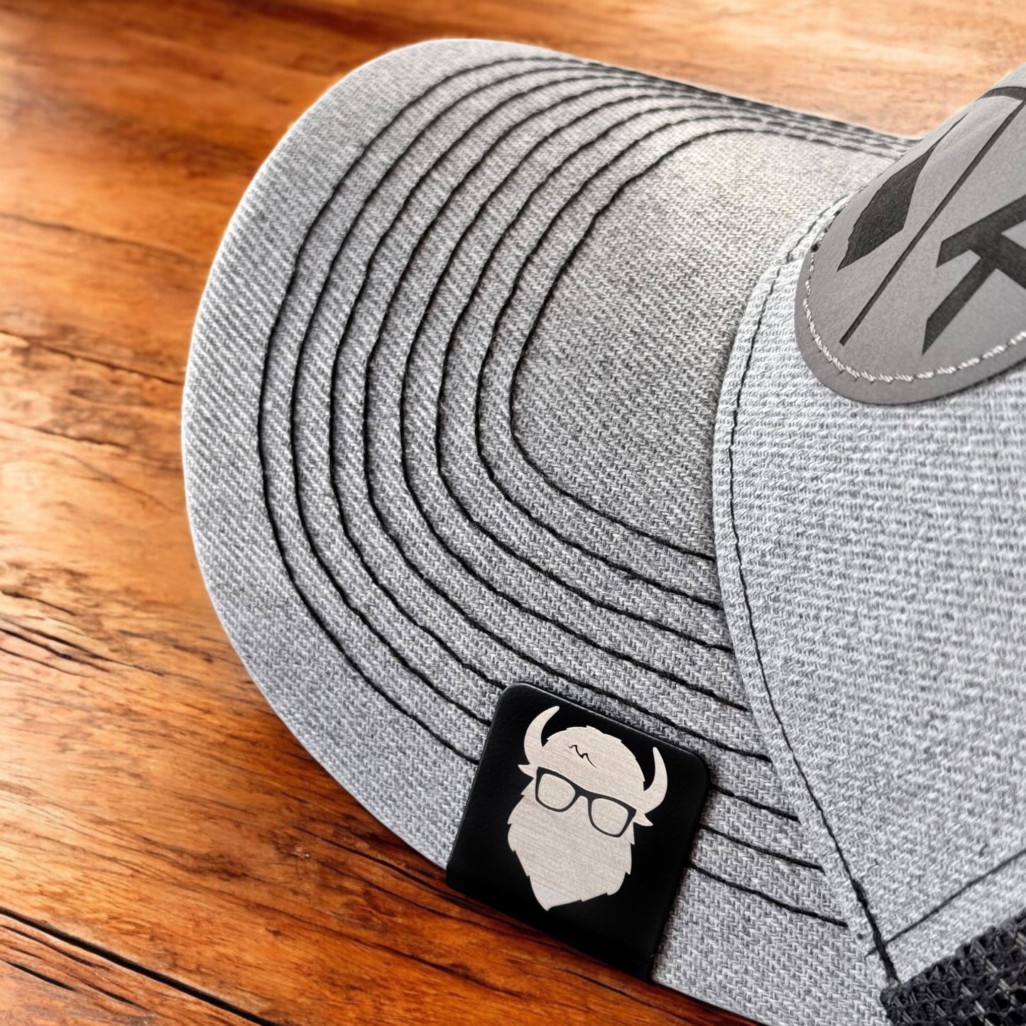 The Curious Bison Hat Clip