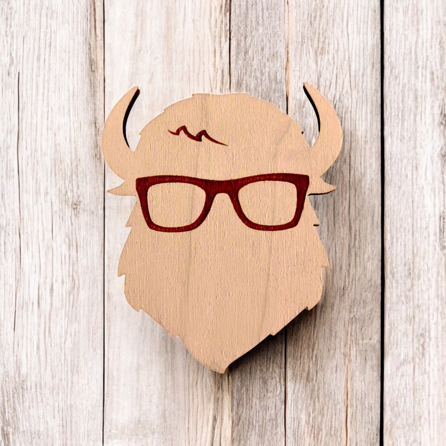 The Curious Bison Magnet