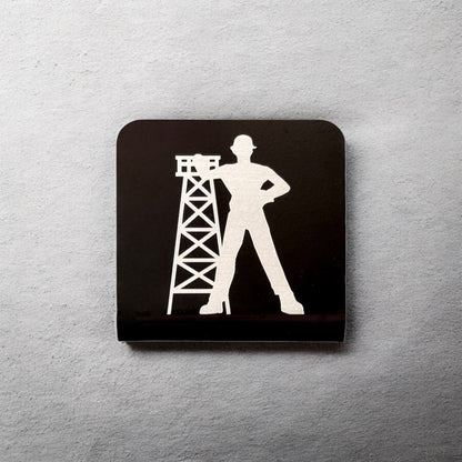 Tulsa Golden Driller Hat Clip