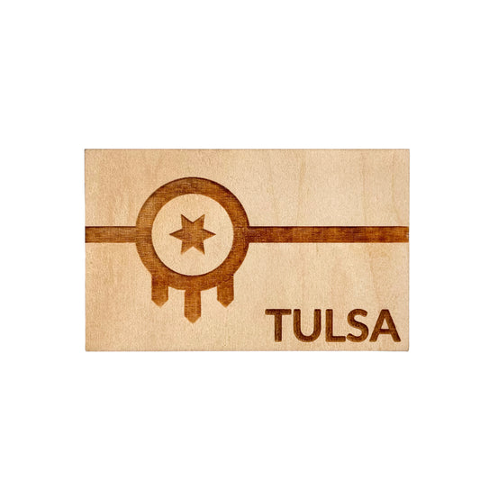 Tulsa Flag Magnet