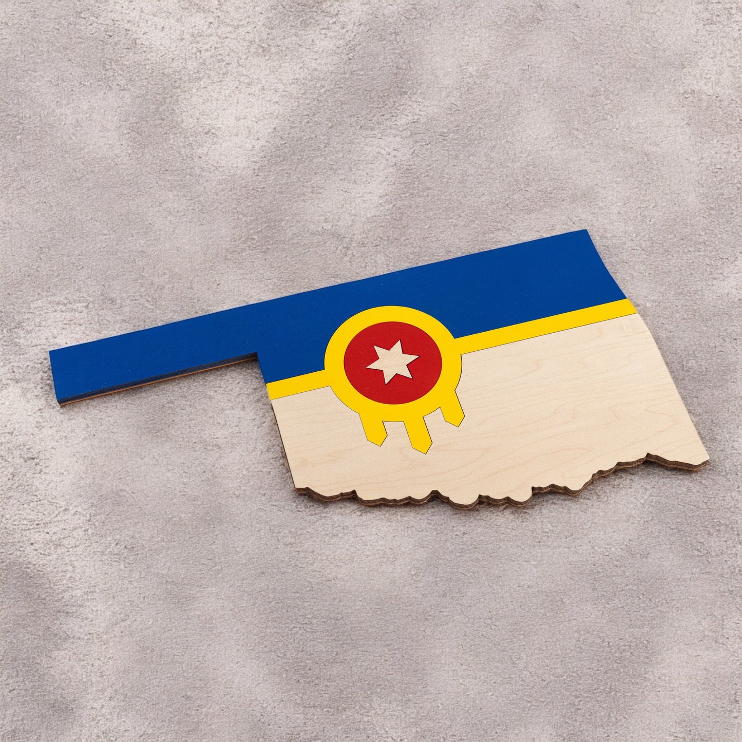 Oklahoma Tulsa Flag Sign