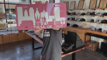 Tulsa Skyline Vanity License Plate