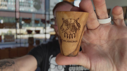 Oklahoma Symbol Shot Glass