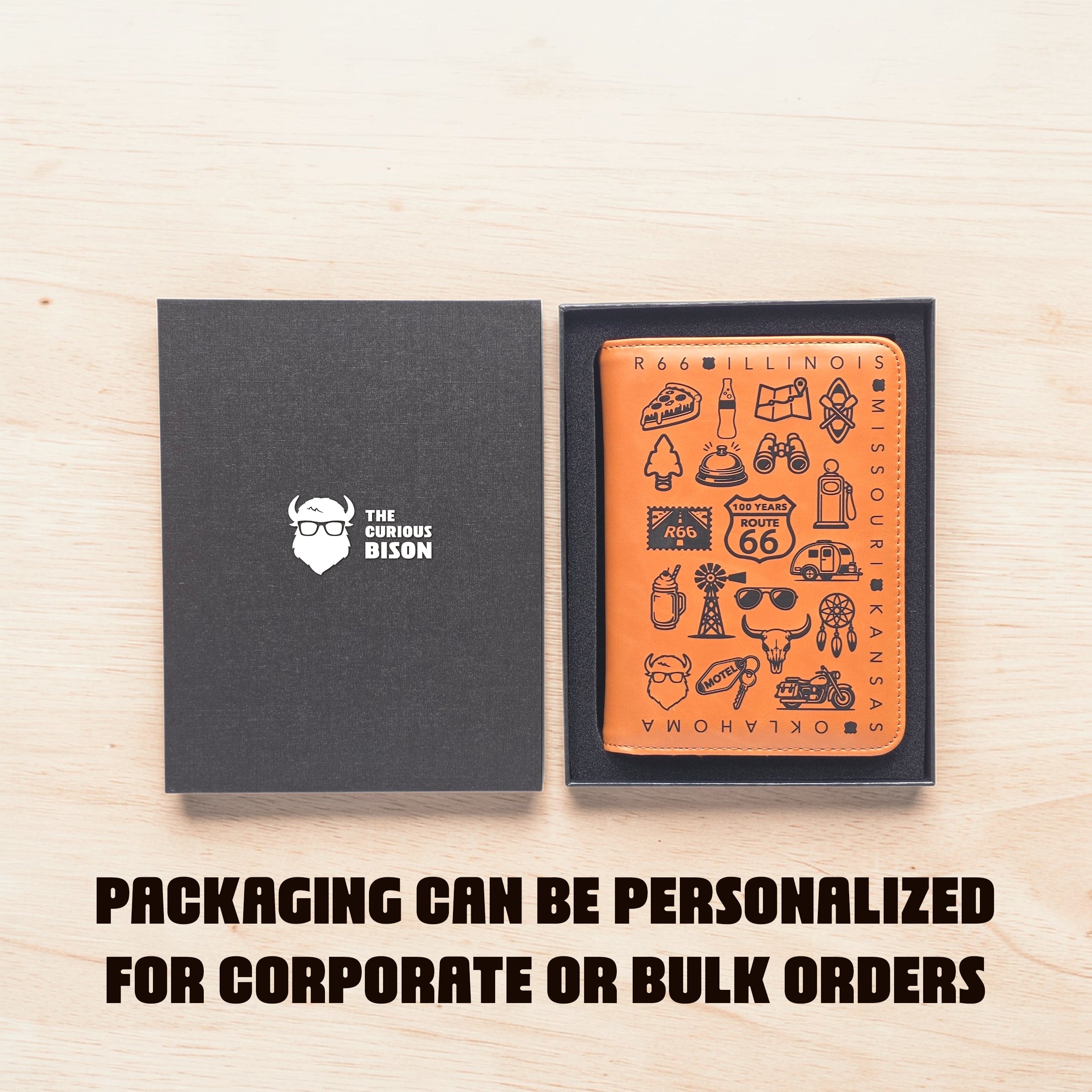 Route 66 Icons Passport Wallet Travel Holder – The Curious Bison