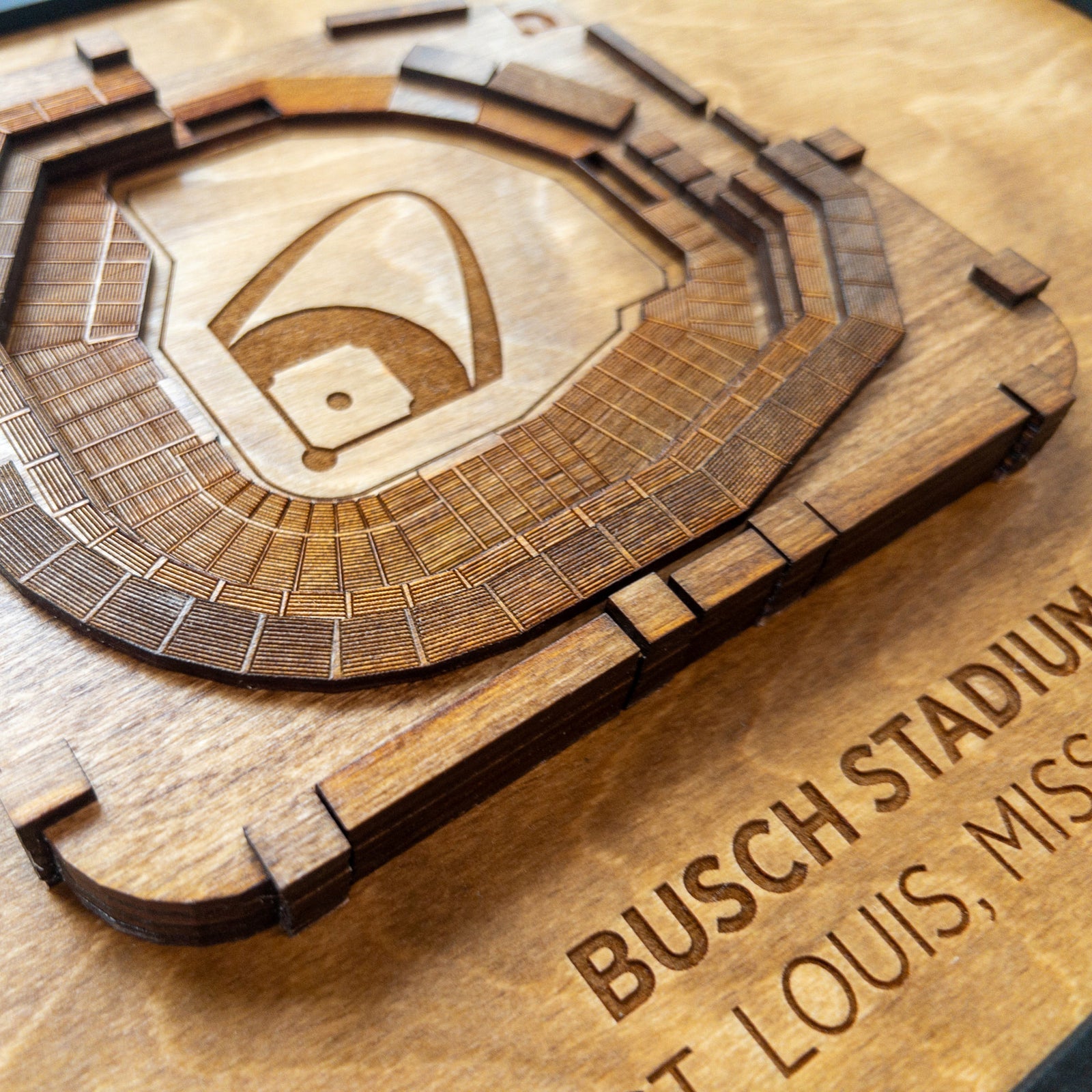 St. Louis Cardinals Busch Stadium (single light tower) — Steve Hartman Art